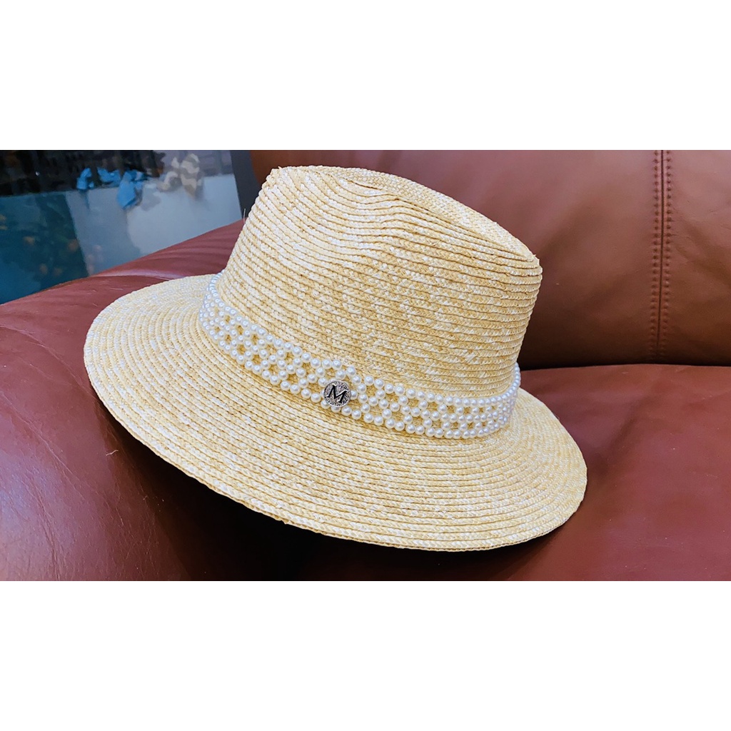 Mũ phớt panama fedora nơ sang chảnh