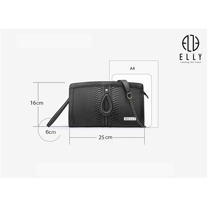 Túi clutch nữ cao cấp da thật ELLY – EC12