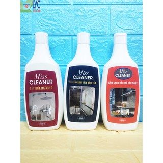 COMBO BỘ 3 SẢN PHẨM TẨY KÍNH +TẢY DẦU MỠ + TẨY ĐA NĂNG CHO NHÀ BẾP VÀ NHÀ VỆ SINH