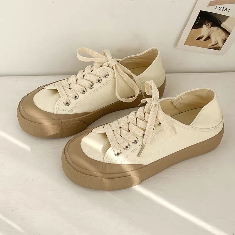 Giày nữ Vintage mũi tròn giá rẻ chất lượng mẫu mới 2022