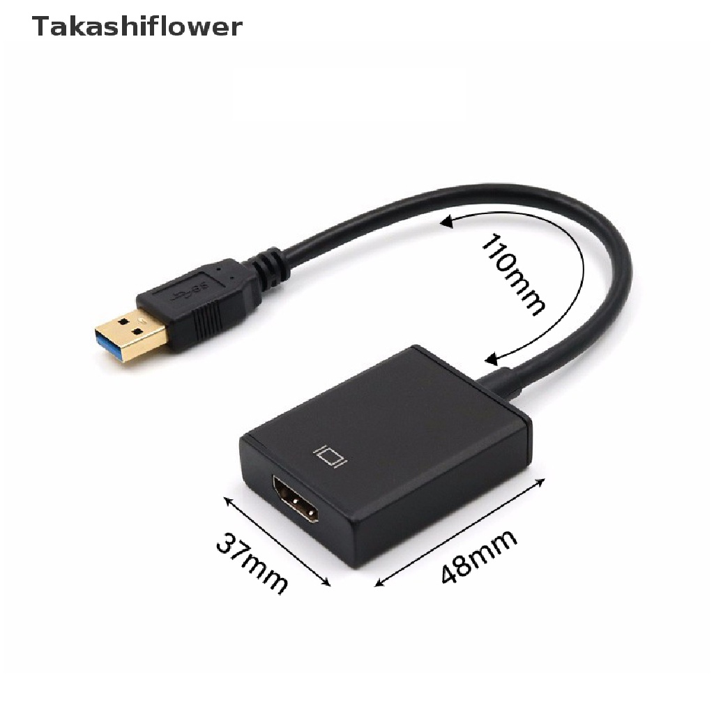 Cáp Chuyển Đổi Âm Thanh / Video HD USB 3.0 Sang HDMI 1080P Chất Lượng Cao