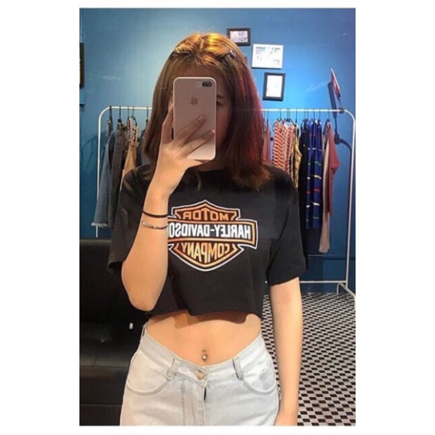 Áo croptop Motor Harley - Davidsion Company siêu cá tính | BigBuy360 - bigbuy360.vn