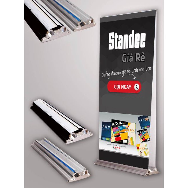 Standee Cuốn Nhôm hàng chuẩn xịn