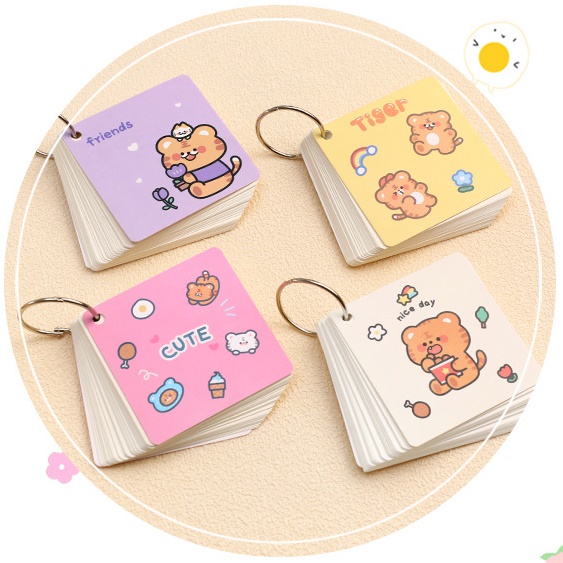Thẻ flashcard tiếng anh học từ vựng thông minh thời trang - VPPTTHE02