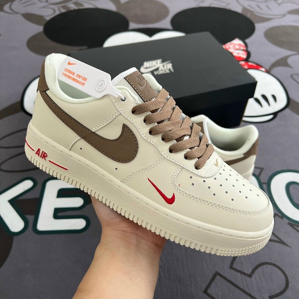 Giày _Nike_ Air Force 1 Trắng Vệt Đen Cổ Thấp Giày Thể Thao Sneaker Nam Nữ _Nike AF1 Trắng Đen Đi Học Đi Chơi G10