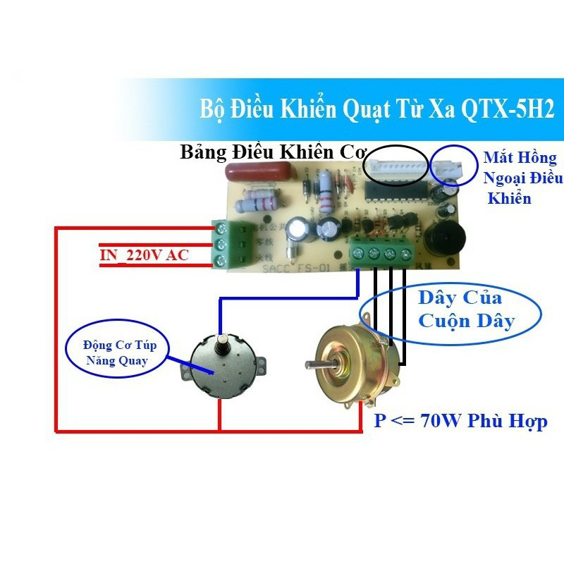 Mạch quạt điều khiển từ xa-mạch điều khiển quạt từ xa-Mạch chuẩn to đủ IC mạch điều khiển quạt từ xa