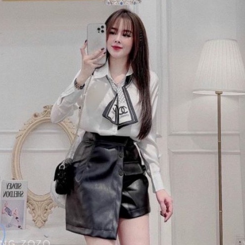 ÁO SƠ MI NƠ CN TAY DÀI CAO CẤP.