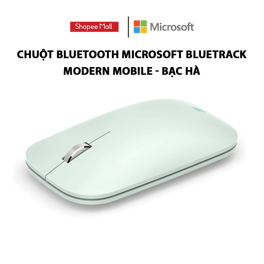 Chuột Bluetooth Microsoft BlueTrack Modern Mobile - Bạc hà