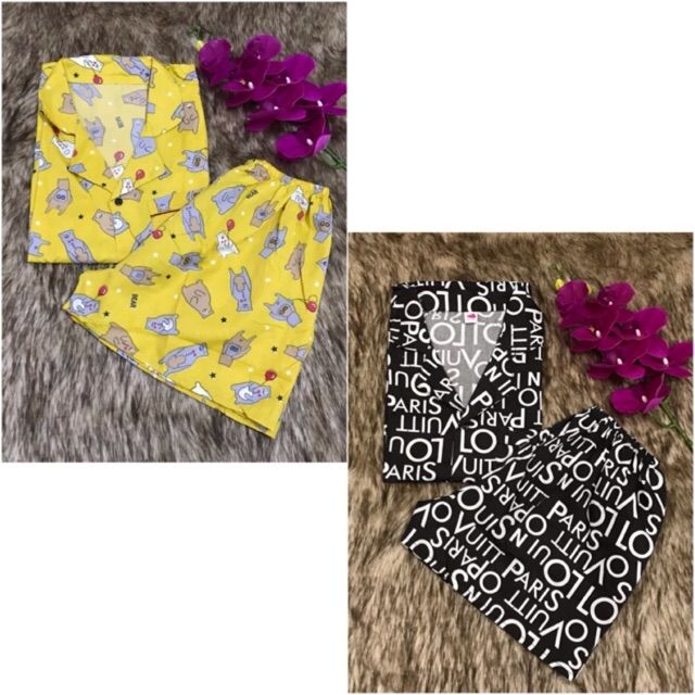 [RẺ VÔ ĐỊCH] Bộ Pijama Kate Thái Tay Cộc - Quần Đùi Sỉ 2x Chuẩn Form 🌻SIÊU HOT🌻