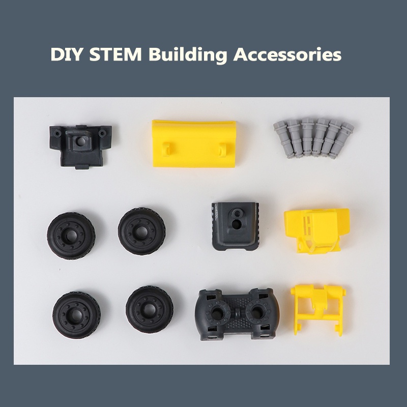 Set 4 món đồ chơi lắp ráp mô hình xe tải xi măng SEA SUN TOYS dành cho bé trai