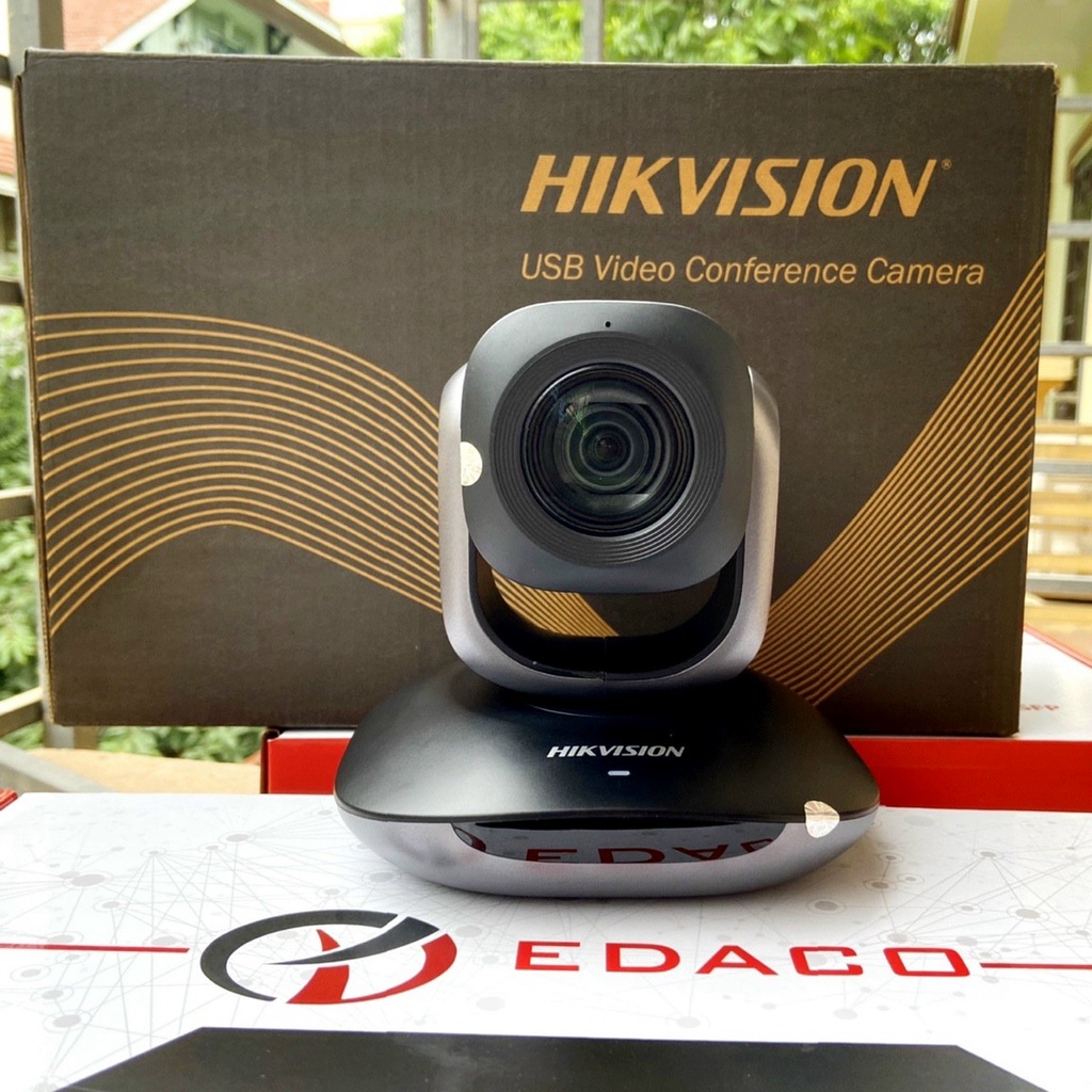 Webcam Hikvision DS U102 chuyên dụng phòng họp lớn, hội nghị cao cấp, có điều khiển, zoom số DS-U102