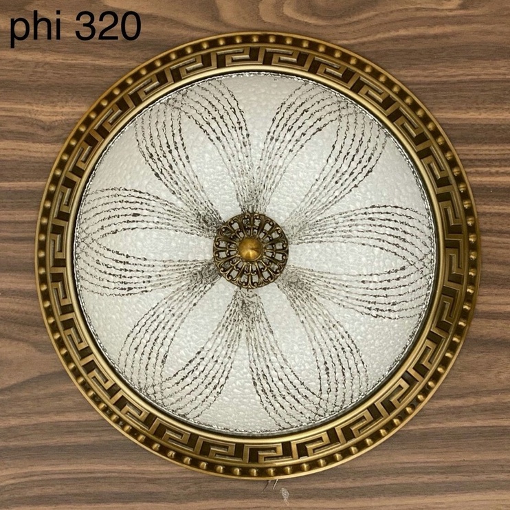 Đèn Ốp Trần Trang Trí Phòng Khách Phi 320mm, Đèn Led Ốp Trần Hiện Đại,Sang Trọng