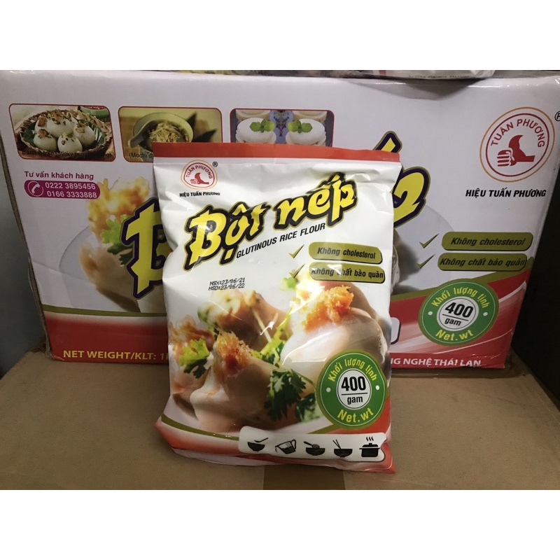 Bột nếp 400gr- Bột làm bánh rán, bánh trôi, bánh chay