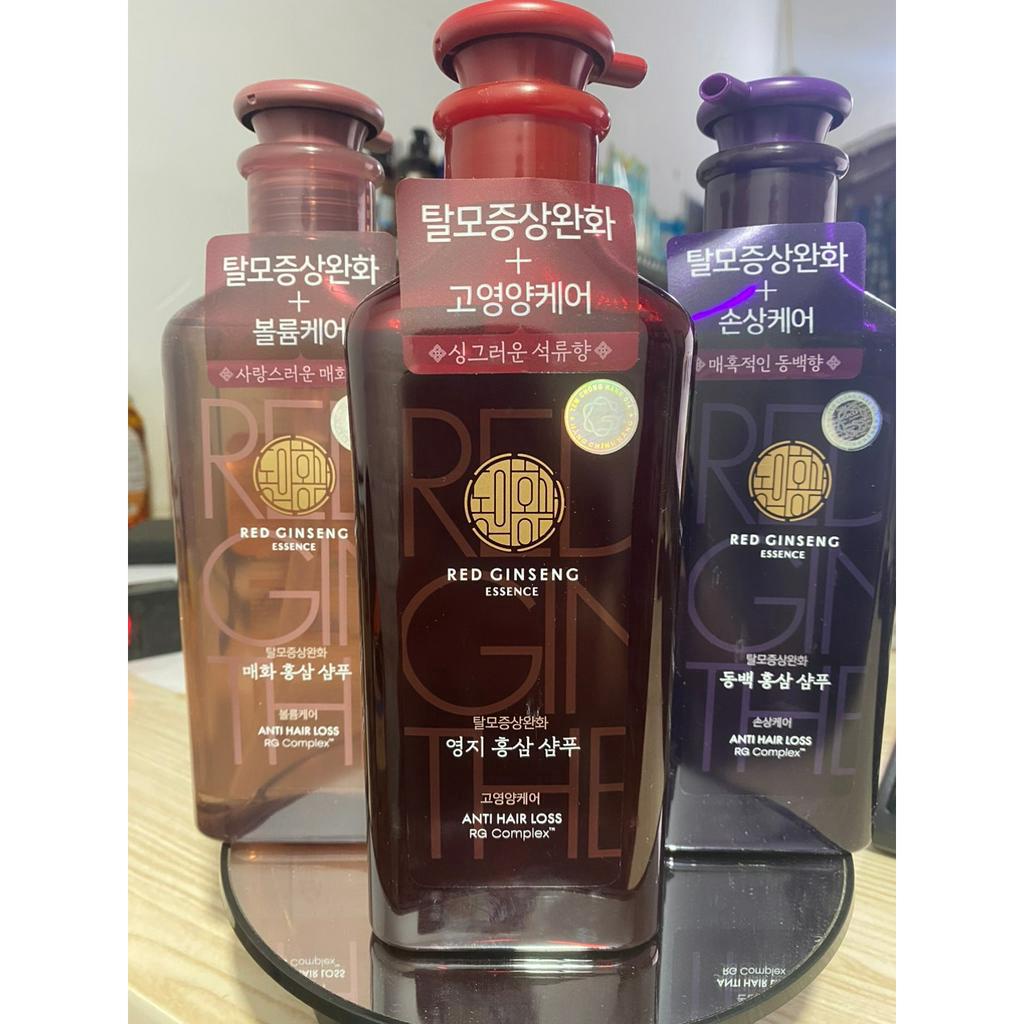 Dầu Gội Xả Sạch Gàu và Ngăn Rụng Tóc Kerasys reshi mushroom Hồng Sâm Linh Chi Hàn Quốc Chính Hãng 500ml