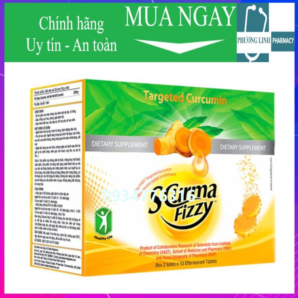 ✅ Scurma Fizzy Viên Sủi Nghệ Nano Curcumin Hướng Đích