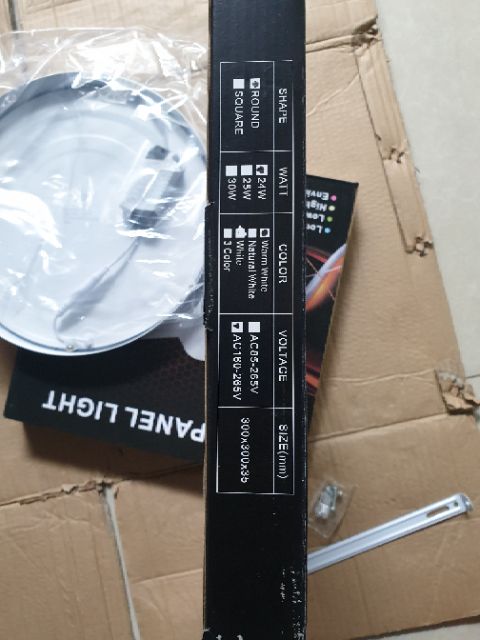 Đèn led ốp trần 24w siêu sáng Tròn - Vuông