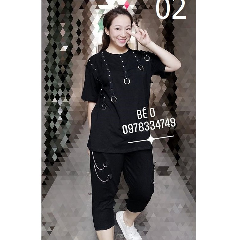 Áo Bigsize, quần bigsize, nữ chất, cá tính, 60-95 kg, hàng cotton cao cấp