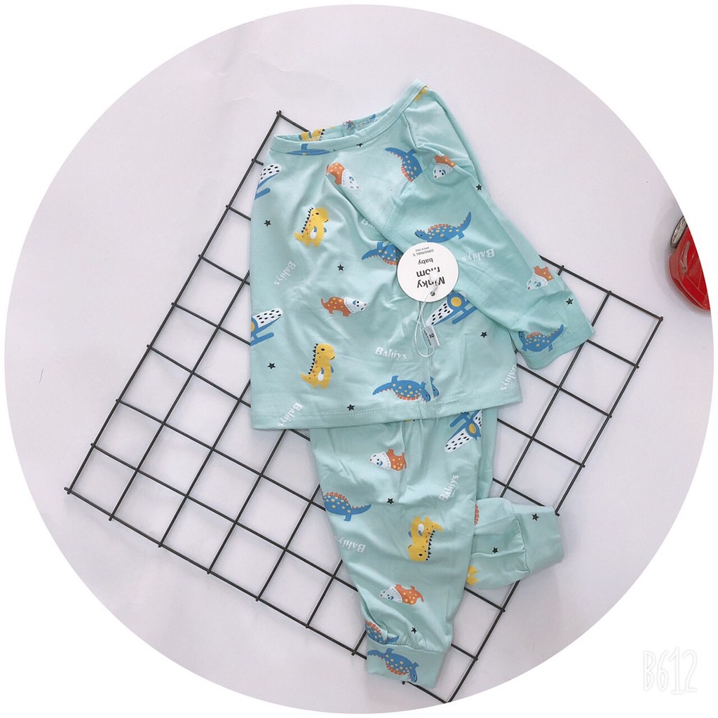 Bộ Đồ Dài Bé Trai, Bé Gái Size Lớn Minky Mom Vải Thun Lạnh Mềm Mỏng, Chất Mát, Bộ Mặc Nhà Cho Bé Thu Đông AN.KID