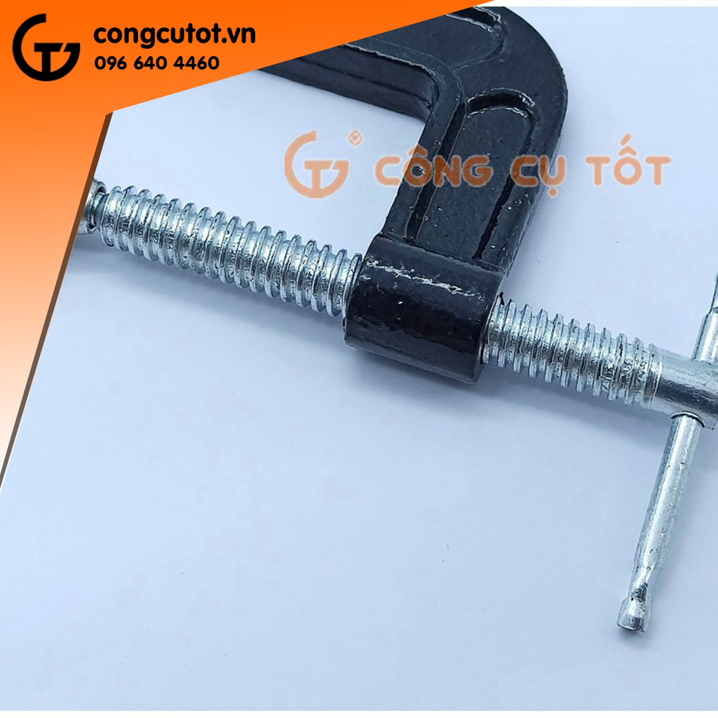 Bộ 4 Cảo chữ C cảo gang màu đen 3 inch