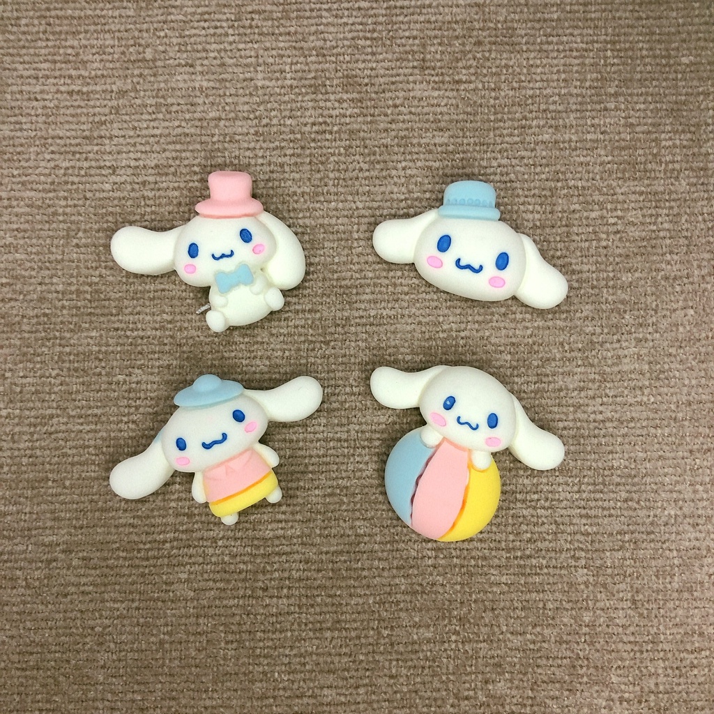 STICKER / JIBITZ/ CHARM THỎ CINNAMOROLL TRANG TRÍ DÉP SỤC