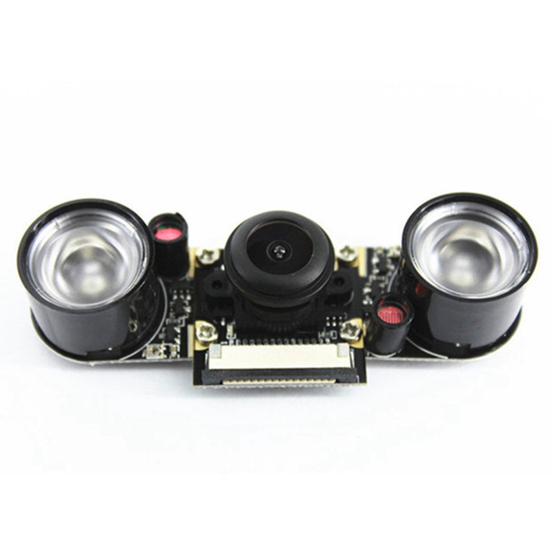 Smart Raspberry Pi Infrared Night Camera ule 5 Mp Wide Angle 130 Degree Fisheye Camera With Infrared Ir Sensor Led Light