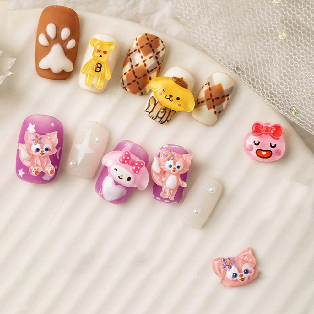 Phụ Kiện Trang Trí Móng Tay Nghệ Thuật Mini Hình Cô Gái Melody Nhật Bản