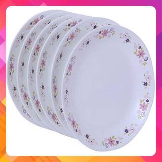 Combo 3 Đĩa Thủy Tinh Oval Floral Fantasy Corelle 6950-FSY-LP (25cm / Đĩa)