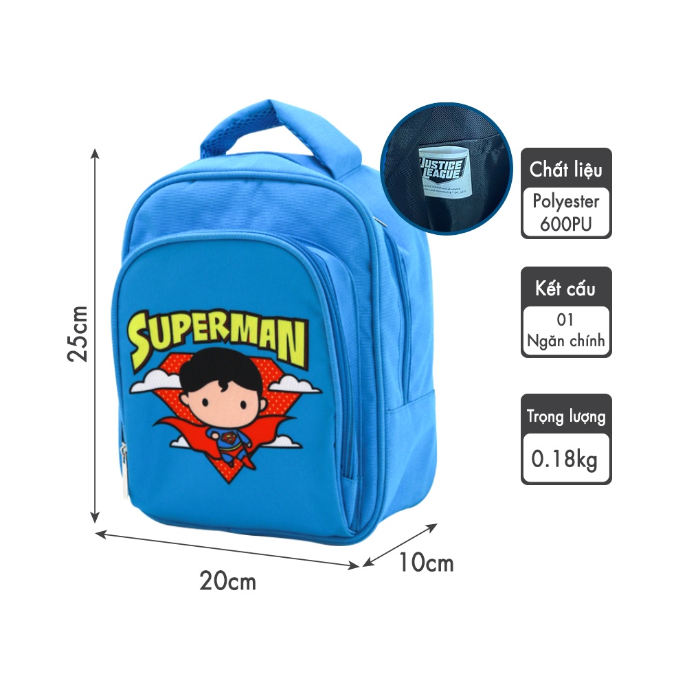 Balo mầm non hoạt hình DC Hồng Hà chống thấm nước - 3713