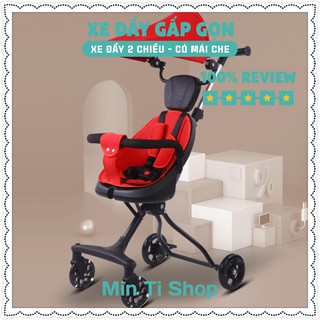 [Mã MKBCT12 hoàn 5 xu] XE ĐẨY GẤP GỌN CHO BÉ CÓ MÁI CHE/ KHÔNG MÁI CHE AN TOÀN TIỆN DỤNG