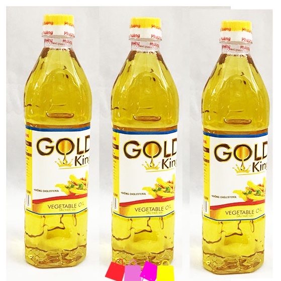 Dầu thực vật gold king chai 900ml