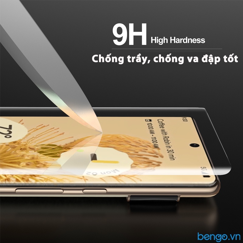 Dán Cường Lực Google Pixel 7 Pro/6 Pro UV 9H Độ Cứng Cao