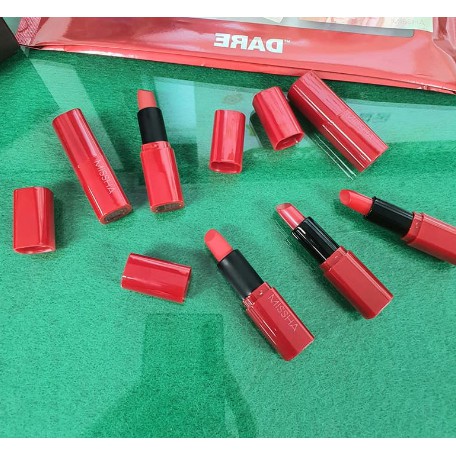 Bộ son lì mini Missha (Red Edition Missha Dare Rouge To Go kit) 6 cây