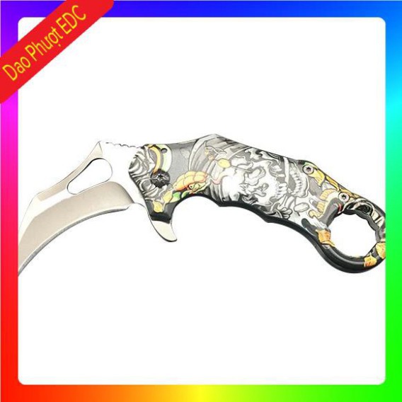 Dao Phượt Karambit X73 - Gấp Gọn - Sơn Siêu Chắc - Không Bong Tróc - Hàng Có Sẵn