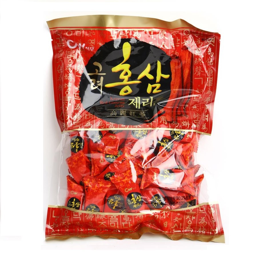 KẸO HỒNG SÂM DẺO HÀN QUỐC - KOREAN RED GINSENG JELLY 400GR