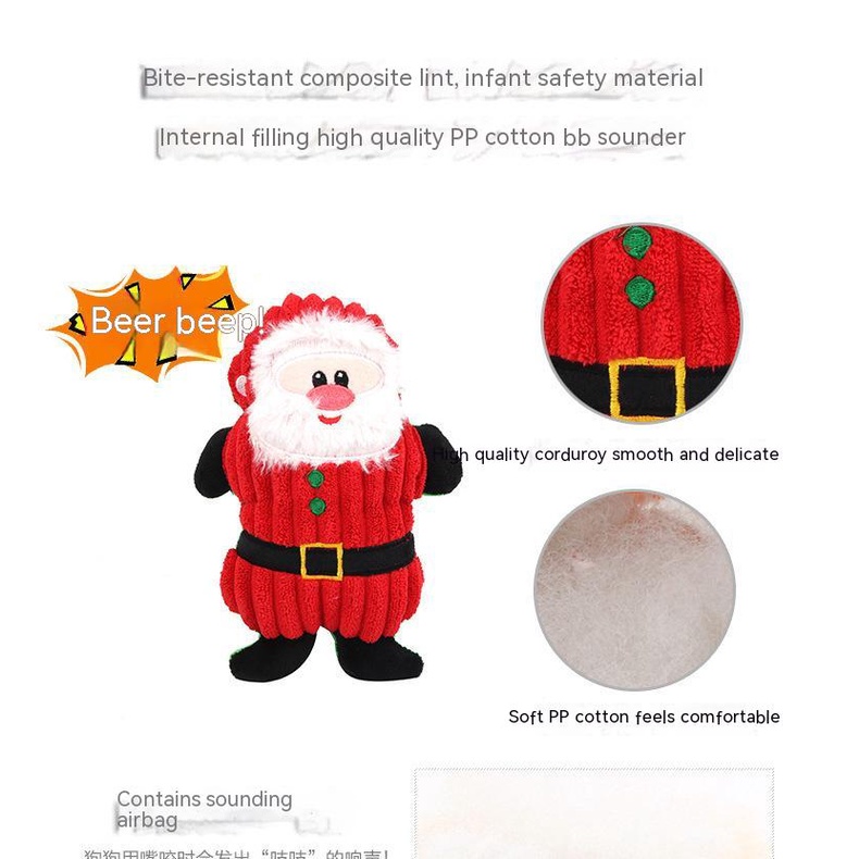 Bộ Đồ Chơi Bằng Vải Bông Phát Ra Âm Thanh Chống Cắn Dành Cho Chó Mèo