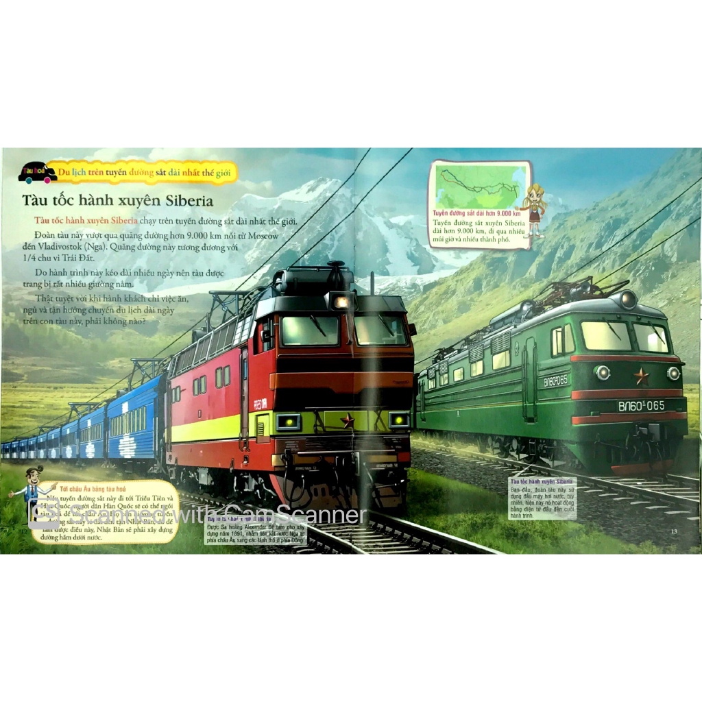 Sách - Bộ Sưu Tập Phương Tiện Giao Thông Kì Thú - Tàu Hỏa Và Xe Buýt Trên Khắp Thế Giới