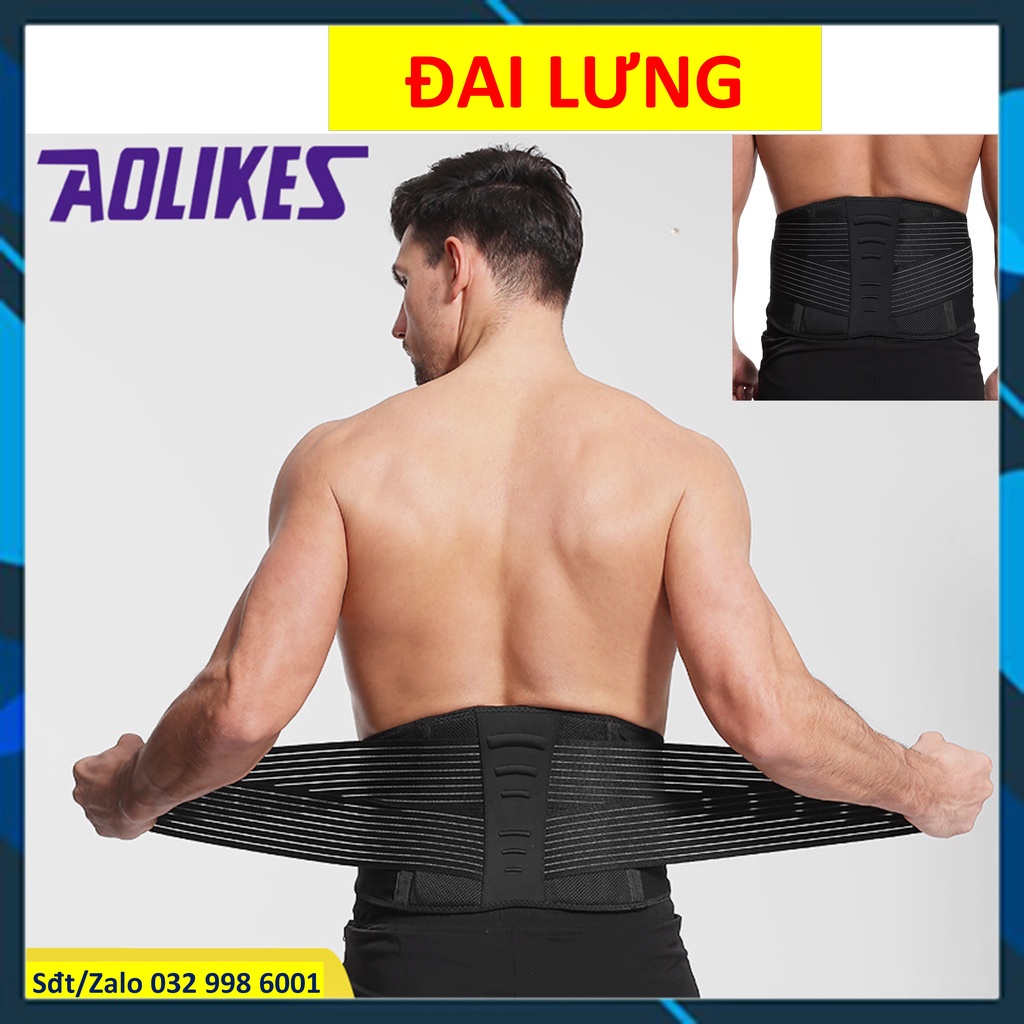 Đai lưng thể thao tập gym chính hãng Aolikes 7983 Đai bụng 7980 1698 7981 7990 7996 7985 Đai bảo vệ lưng 7982 ddcg