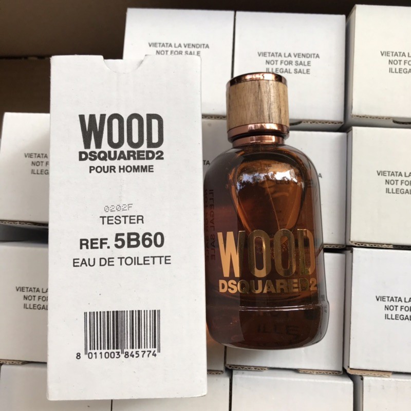 Tiemchietnuochoa_Nước Hoa Nam Tester Dsquared2 Wood Pour Homme EDT 100ml (box như hình,hình tự Shop chụp)