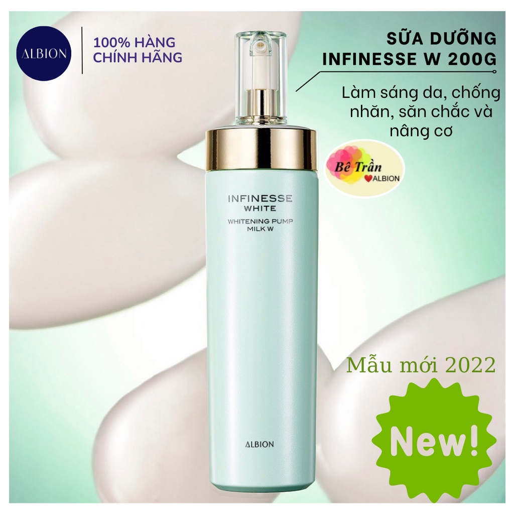 Tổng hợp đầy đủ dòng Infinesse white Mẫu mới làm sáng, nâng cơ