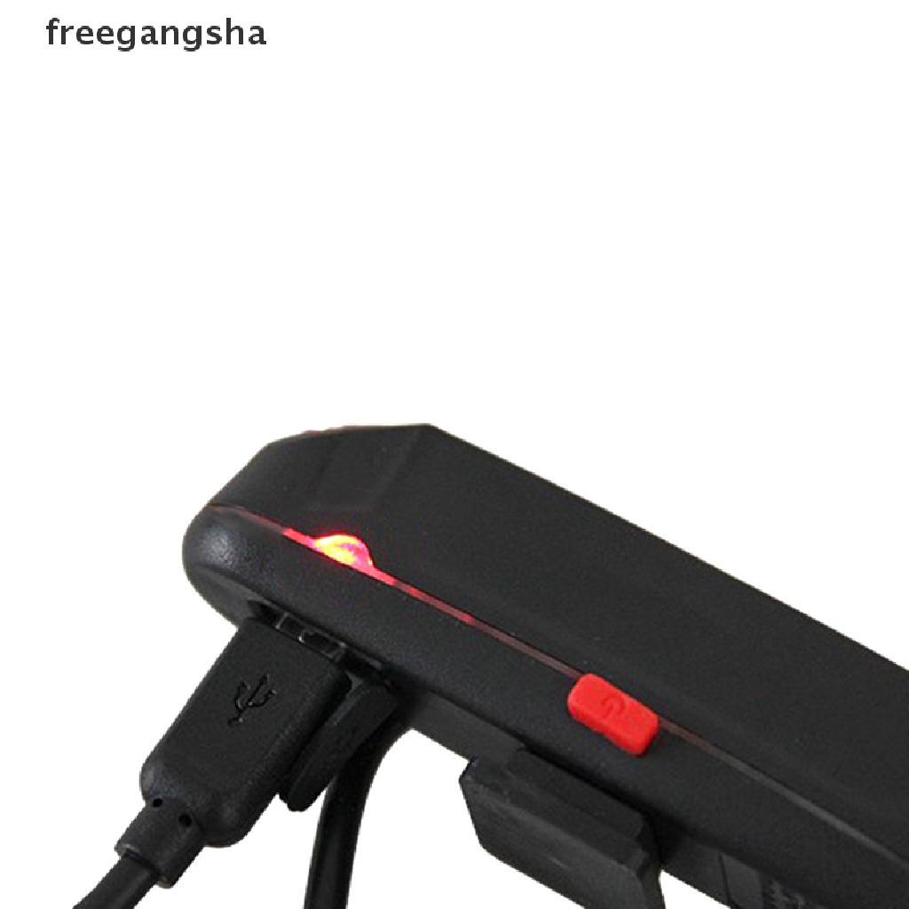 [FREG] 5 LED USB Rechargeable Bike Tail Light Bicycle Safety Cycling alarm Rear Lamp FDH