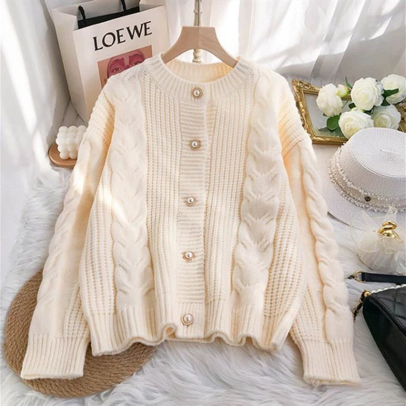 Áo len cardigan nữ, áo len form rộng nữ hàn quốc chất len mềm mịn phong cách trẻ trung mẫu mới thu đông 2021 Oanh Shop | BigBuy360 - bigbuy360.vn