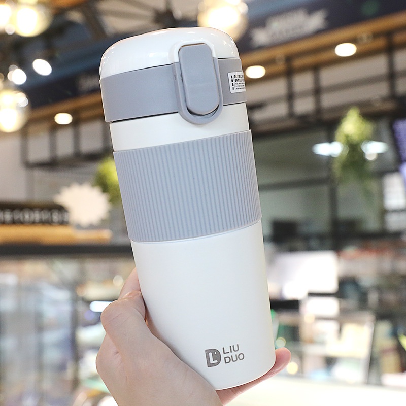 Bình giữ nhiệt 420ml có ống hút silicon giữ nhiệt 5 tiếng AGISAN