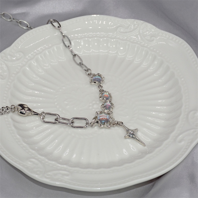 Vòng cổ Thép Titan Mặt Thánh Giá Phong Cách Hip hop Thời Trang Mùa Hè Cho Cặp Đôi