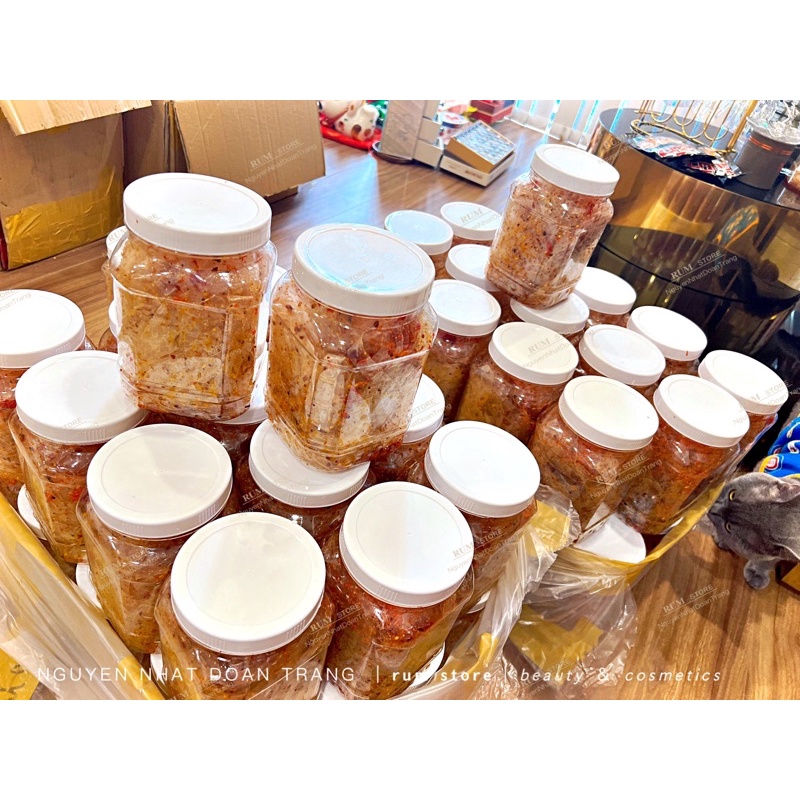 BÁNH TRÁNG SA TẾ KHÔ BÒ SIU CAY RUM.FOOD