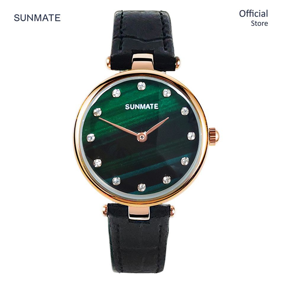 Đồng hồ SUNMATE Nữ S20016LA Dây da 30mm