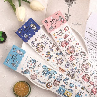 Sticker Trang Trí 39x6,5cm Nền Trắng