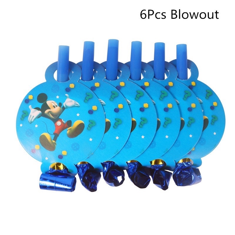 DISNEY Đĩa Đựng Thức Ăn Dùng Một Lần Họa Tiết Chuột Mickey Hoạt Hình Cho Bé