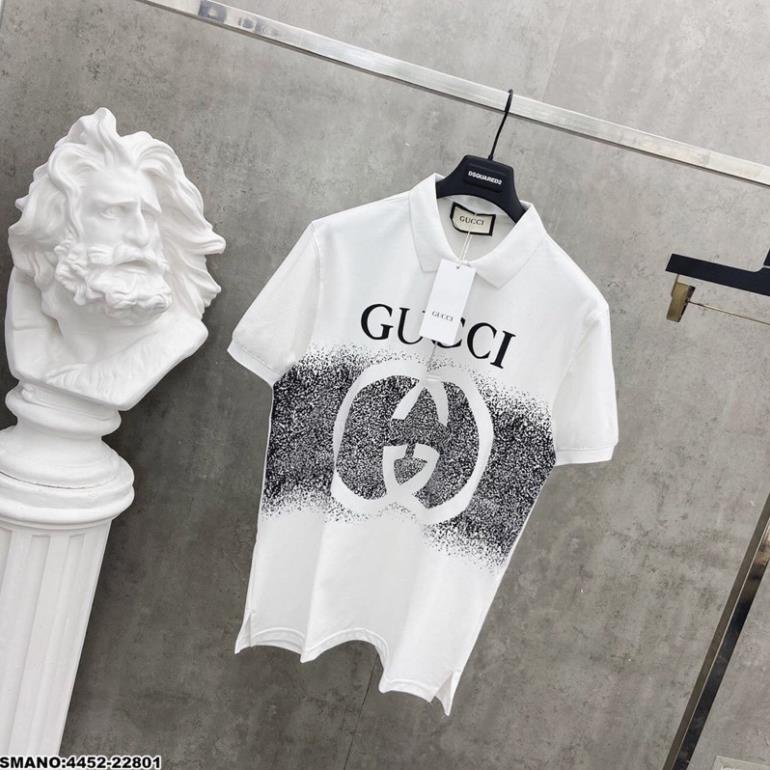 Áo Polo Nam In Chữ GC Phối Màu Siêu Hot - Áo Nam Polo Loang GC Spf