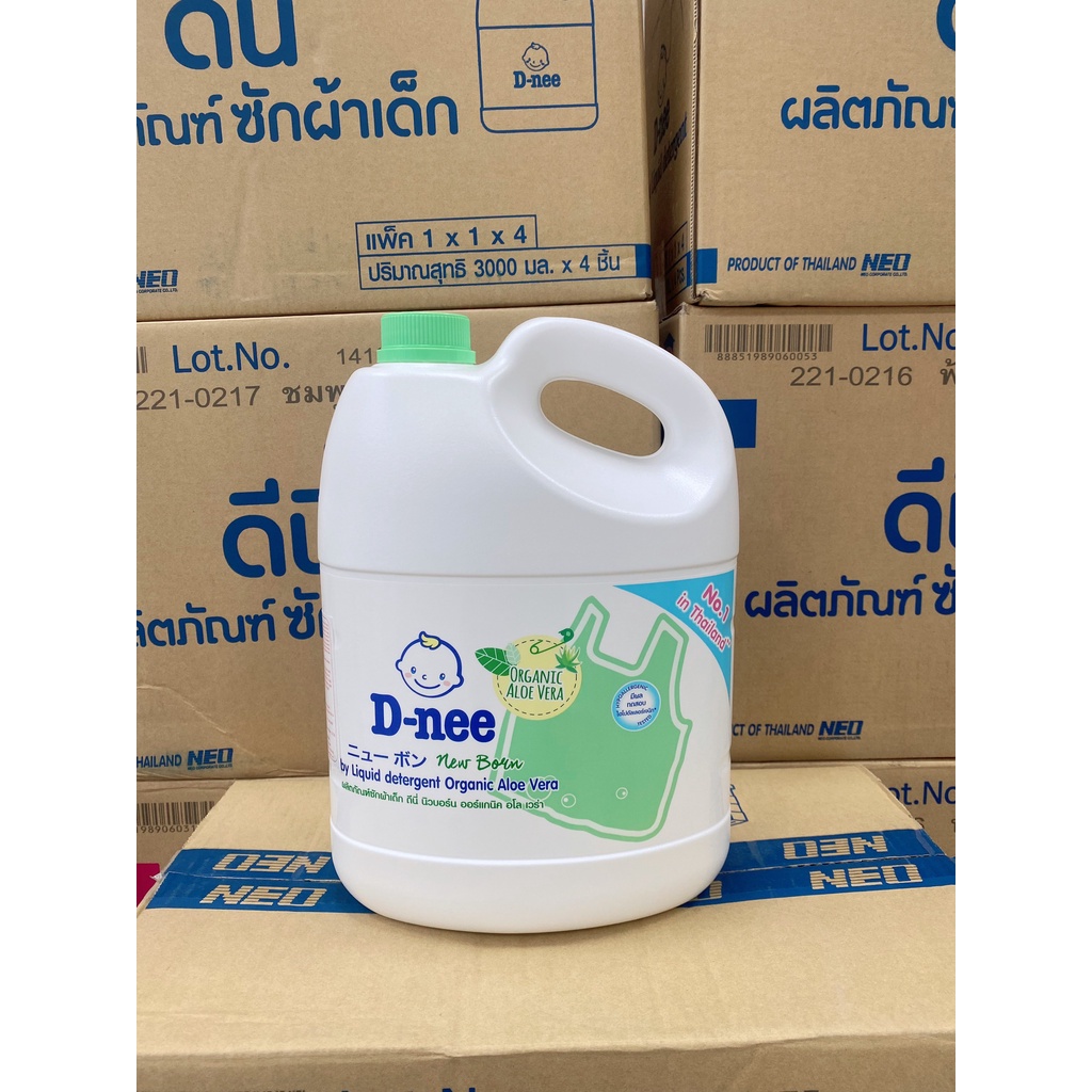 Nước giặt xả Dnee Thái có tem Đại Thịnh 3000ml