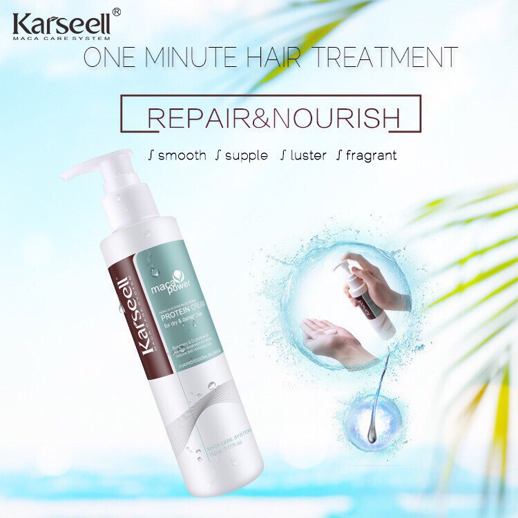 Xả khô Karseell giữ nếp tóc - tạo kiểu tóc - phục hồi tóc khô xơ hư tổn 150ml
